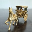 Brass Horse Cart