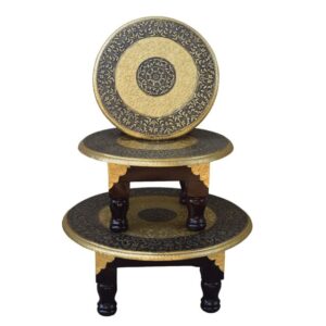 Round Chowki Set of 3